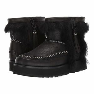 UGG FLUFF PUNK BOOT BLACK